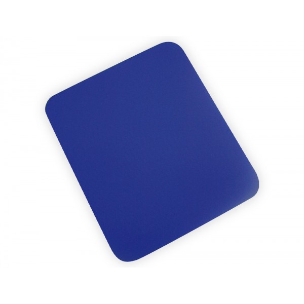 Alfombrilla para ratón Q-Connect con base de goma espuma antideslizante, superficie en poliéster, color azul