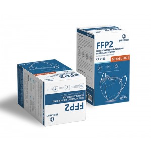 Mascarillas Langci FFP2 - con clip nasal, certificacion CE/2163, caja 50uds 2