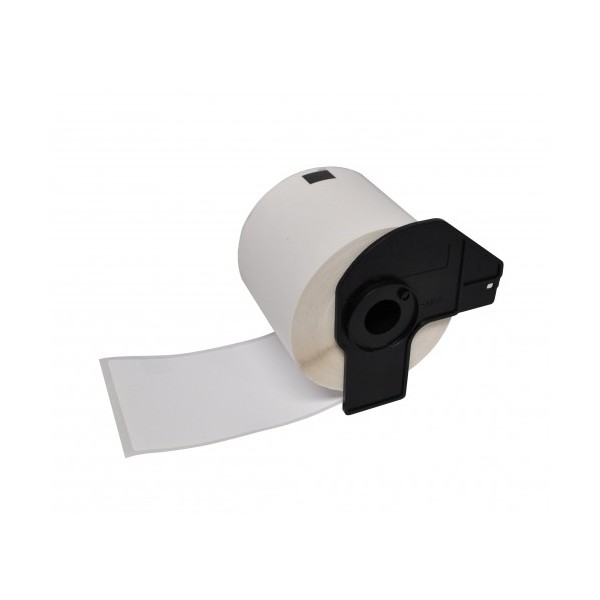 Cinta compatible con Brother DK11241 etiquetas precortadas 102x152mm 200 etiquetas, adhesivas blancas