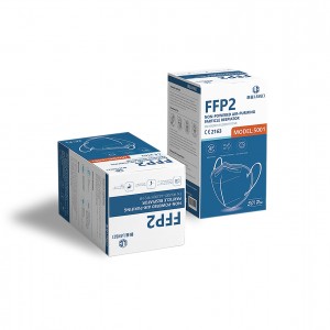 Mascarillas Langci FFP2 - con clip nasal, certificacion CE/2163, color NEGRO, caja 50uds 2