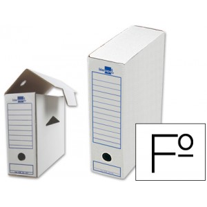 Archivo definitivo Liderpapel cartón tamaño Folio 365x215x100mm