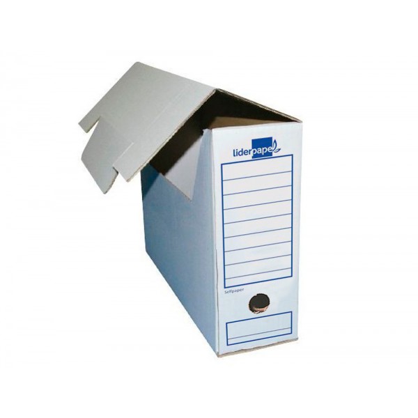 Archivo definitivo Liderpapel cartón tamaño Folio 365x215x100mm