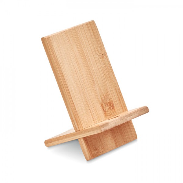 Soporte para teléfono de bambú PERSONALIZABLE - BAJO PEDIDO