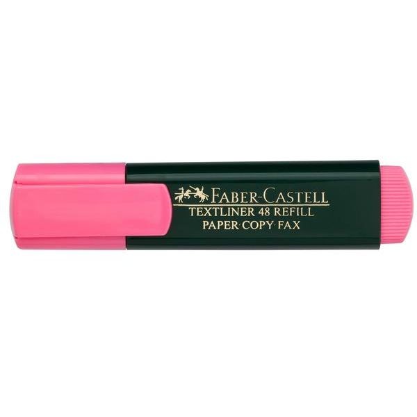 Marcador Faber-Castell Textliner 48 fluorescente rosa, ref. 154828