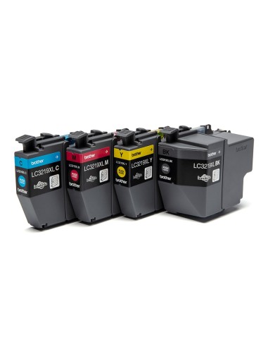 --Bajo Pedido-- Original Brother LC-3219 Pack XL 4 colores tinta KCMYY XL