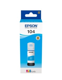 Original Epson 104C Bote de tinta cian T00P240 Ecotank