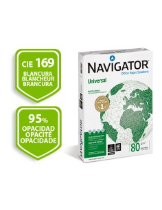 Papel Navigator A3 multifunción 80g/m2, blancura Cie 169, 500 hojas 2