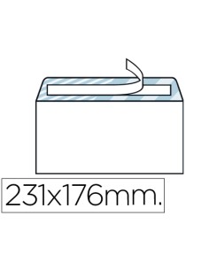 Sobre 176x231mm blanco autodex caja 500 uds