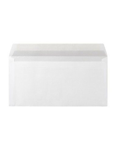 Sobre 115x225mm con ventana derecha blanco autodex (solapa recta) caja 500 uds