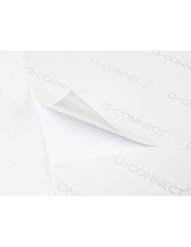 Etiquetas Q-Connect 16 por hoja 100 hojas blancas, cantos rectos