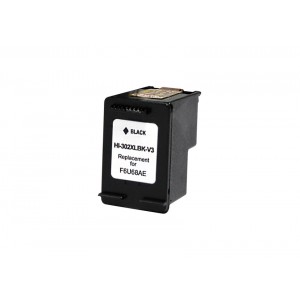 Pre-rellenado HP 302KXL (F6U68AE) negro alta capacidad