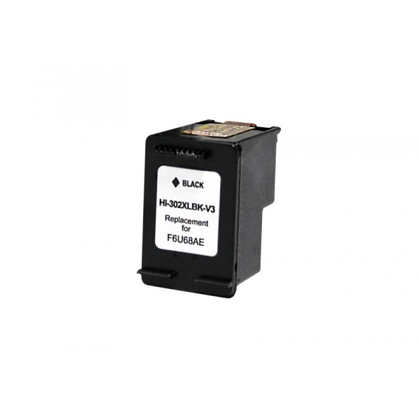 Pre-rellenado HP 302KXL (F6U68AE) negro alta capacidad