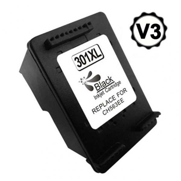Pre-rellenado HP 301KXL (CH563) tinta negro alta capacidad