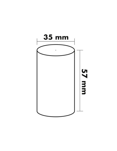 Rollo de papel TERMICO 57x35 mm blanco