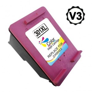 Pre-rellenado HP 301CXL (CH564) tinta color alta capacidad