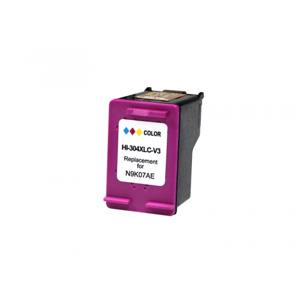 Pre-rellenado HP 304CXL (N9K07AE) color alta capacidad