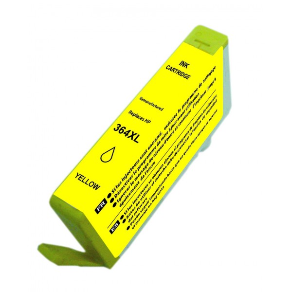 Compatible HP 364YXL (CN687E) tinta amarillo