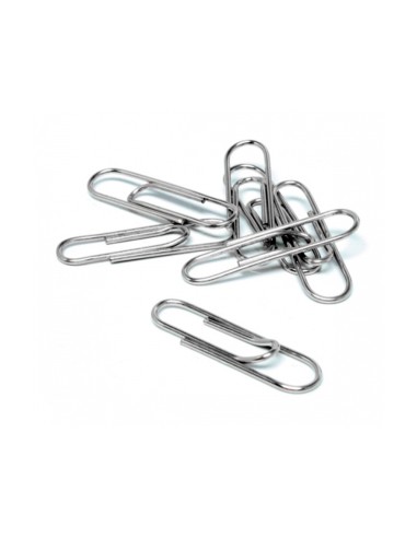 Clips Q-Connect labiado Nº 4 50mm zinc punta redonda 100 uds