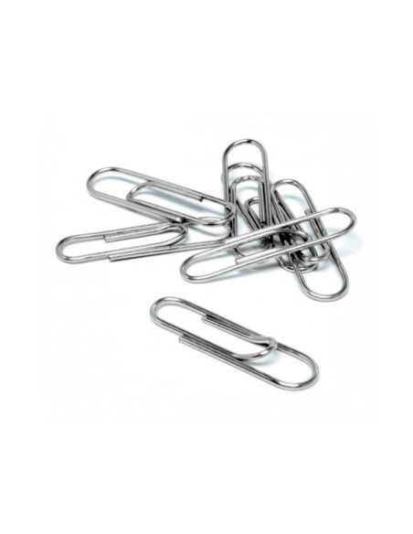 Clips Q-Connect labiado Nº 4 50mm zinc punta redonda 100 uds
