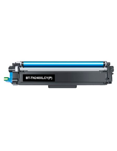 Compatible Brother TN248XL C tóner cian