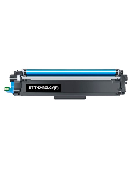 Compatible Brother TN248XL C tóner cian