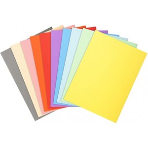 Subcarpeta Exacompta A4 24x32cm, cartulina reciclada 170g, colores surtidos, pack 100 uds