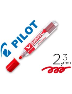 Rotulador Pilot Board Master para pizarra blanca, tinta líquida rojo, trazo 2,3mm, recargable