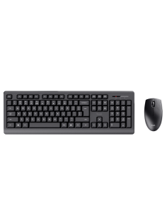 Teclado + Raton Inalambricos Trust Primo Wireless Deskset Pack Negro