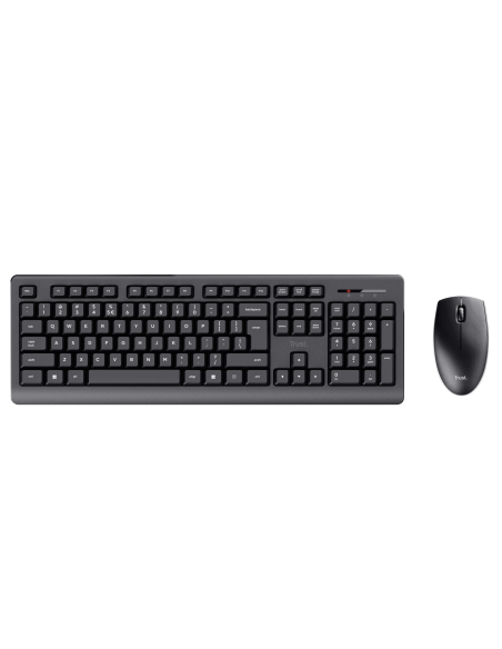 Teclado + Raton Inalambricos Trust Primo Wireless Deskset Pack Negro