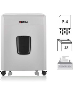 Destructora DAHLE ShredMATIC 90, nivel p4, ciclo trabajo 60 min, 90 hojas automatico 2