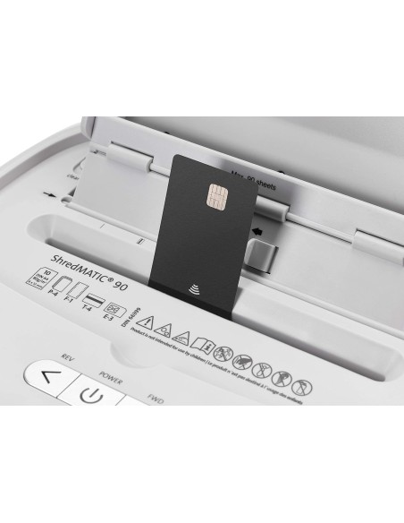 Destructora DAHLE ShredMATIC 90, nivel p4, ciclo trabajo 60 min, 90 hojas automatico