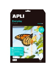 Papel Fotografico Everyday A4 180g 20 Hojas Brillante (Glossy) 