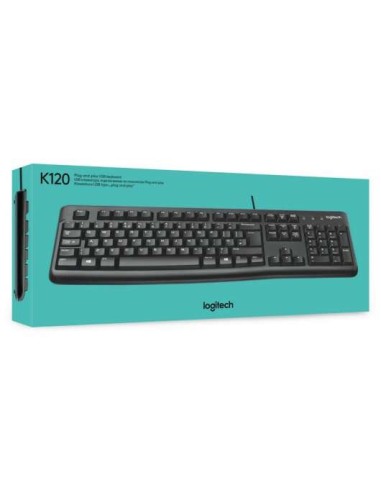 Teclado USB Logitech K120 Negro