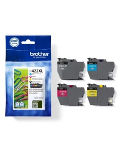 --Bajo Pedido-- Original Brother LC-422XL pack 4 colores negro, cian, magenta, amarillo
