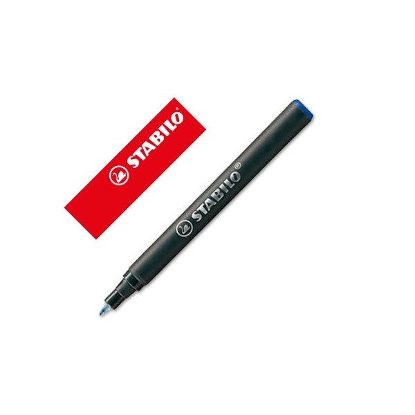 Recambio para rotuladores STABILO EASYoriginal, 3 uds, tinta azul, borrable con borratintas. Diámetro de bola: 0.5 mm. Ancho de 