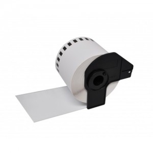 Cinta compatible con Brother DK-22205 adhesiva contínua blanca papel térmico