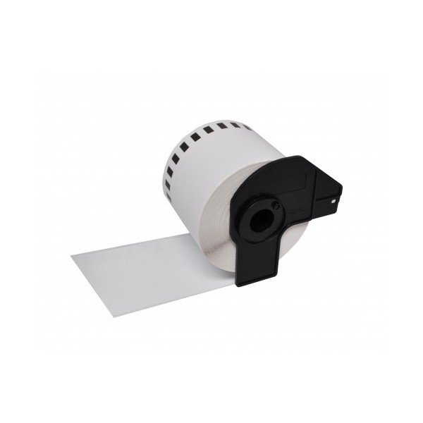 Cinta compatible con Brother DK-22205 adhesiva contínua blanca papel térmico