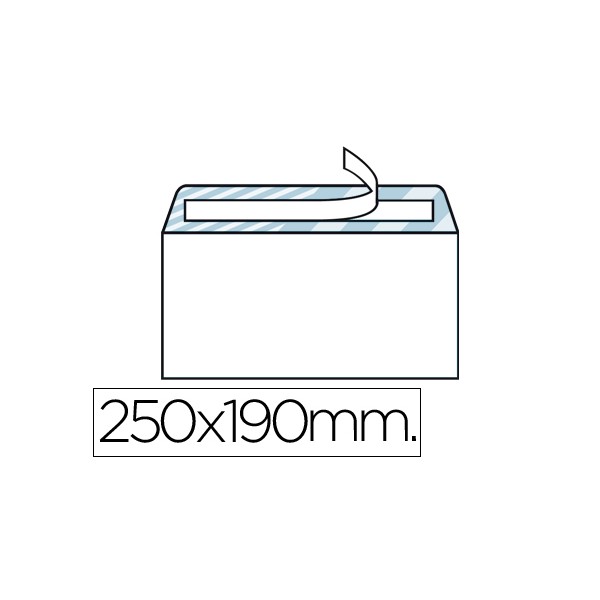 Sobre 190x250mm blanco autodex