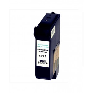 Compatible HP15 HP45 tinta negro universal