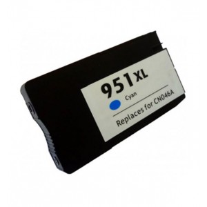 Compatible HP 951CXL (CN046AE) tinta cian