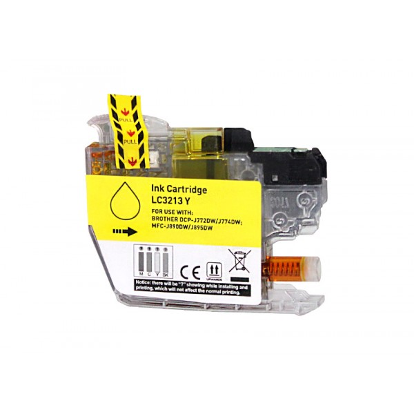 Compatible Brother LC3213Y tinta amarillo