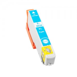 Compatible Epson T2632 (Nº 26XL) tinta cian