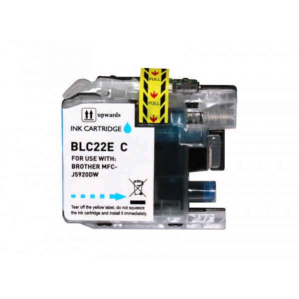 Compatible Brother LC22EC tinta cian