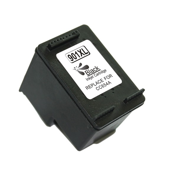 Pre-rellenado HP 901KXL (CC654) tinta negro alta capacidad 