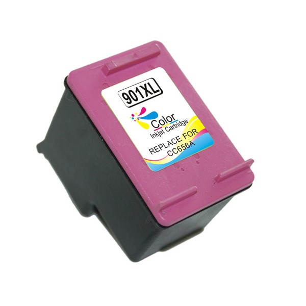 Pre-rellenado HP 901CXL (CC656) tinta color alta capacidad 