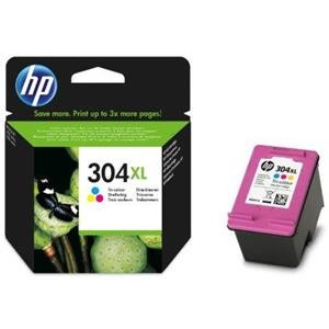 Original HP 304CXL (N9K07AE) tinta color alta capacidad