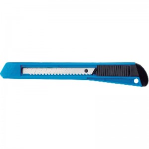 Cutter 5 con cuchilla fracturable de acero inoxidable de 9mm, colores surtidos