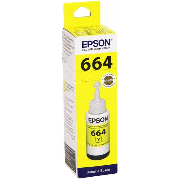 --Bajo Pedido-- Original Epson T6644 (Nº 664) amarillo bote de tinta Ecotank