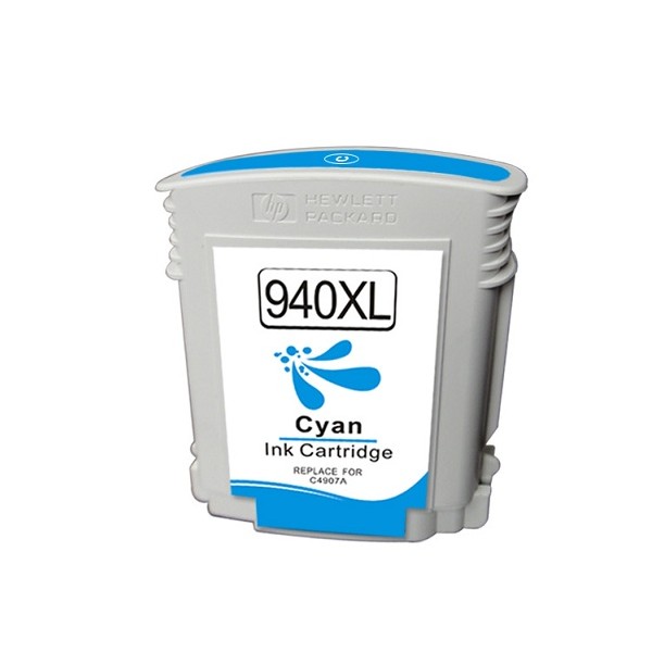Compatible HP 940XL (C4907A) tinta cian
