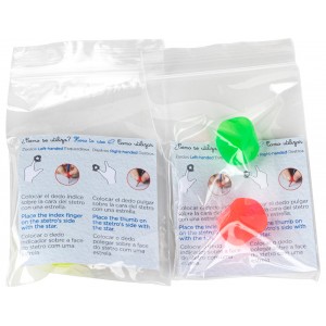 Adaptador lápiz Liderpapel stetro bolsa de 2 uds, colores surtidos, diestros y zurdos